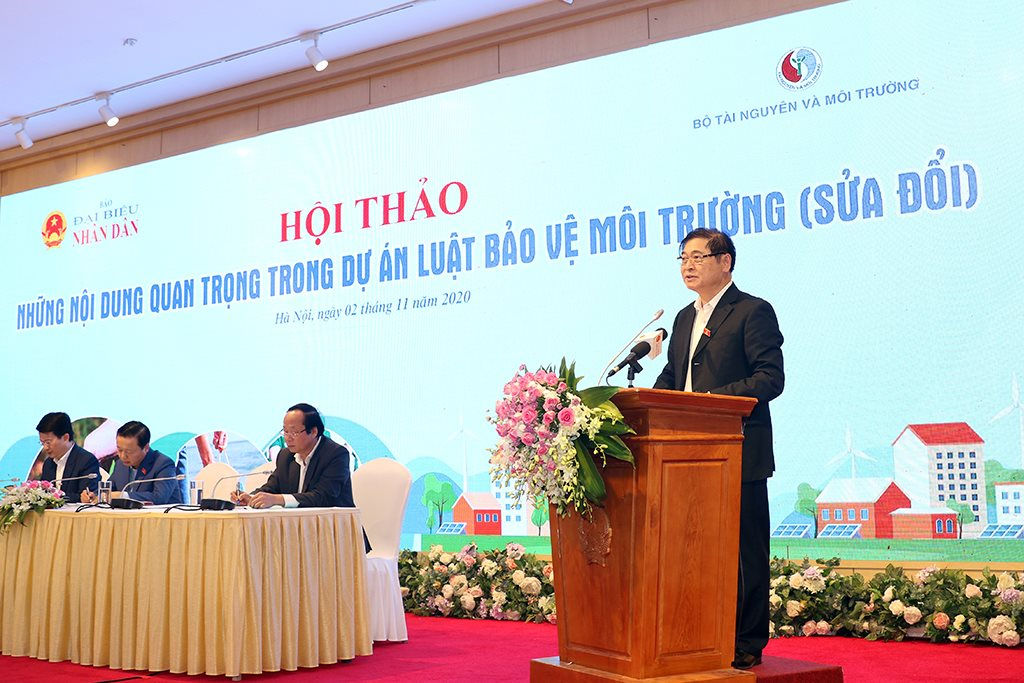 Dự[-]án[-]Luật[-]Bảo[-]vệ[-]môi[-]trường[-](sửa[-]đổi):[-]“Cần[-]cân[-]nhắc[-]kỹ[-]lưỡng[-]hơn[-]nữa,[-]tiếp[-]thu[-]sâu[-]sắc[-]hơn[-]nữa[-]ý[-]kiến[-]của[-]các[-]ĐBQH[-]và[-]cử[-]tri[-]để[-]có[-]một[-]đạo[-]luật[-]tốt[-]nhất[-]và[-]đi[-]vào[-]cuộc[-]sống”